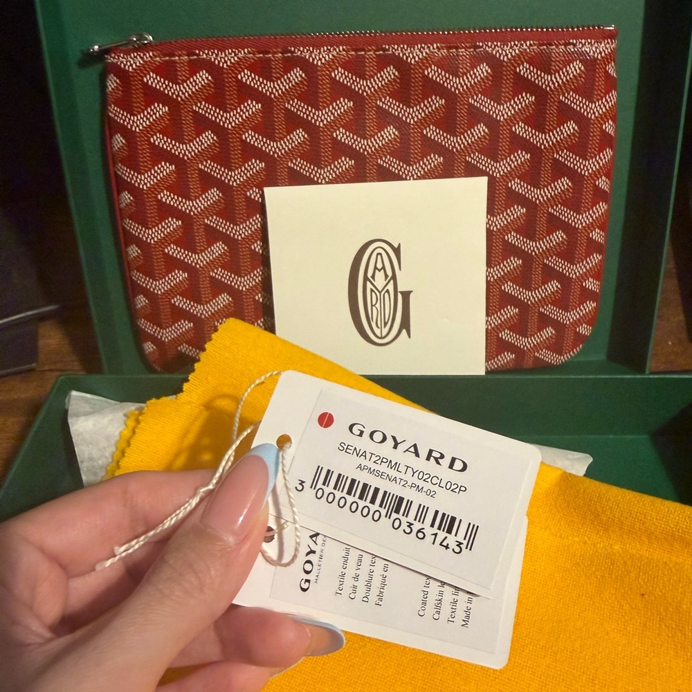 Goyard Pochette Senat PM Rouge